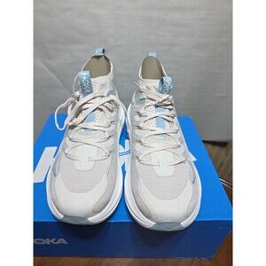 Hoka Kawana Womens 10 Running Shoes White Blue Athletic Sneaker 1169290 EU 42⅔